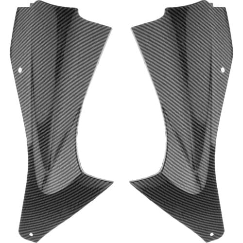 Side Air Duct Cover Fairing Insert Part For Yamaha YZF R6 2008- 2014 Carbon Fiber pattern