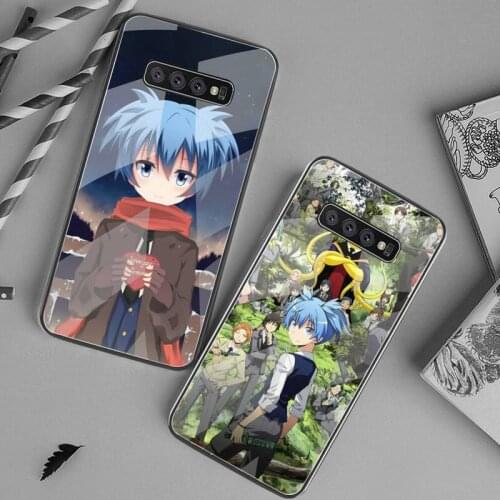 Nagisa Shiota Assassination Classroom Phone Case Tempered Glass For Samsung S20 Plus S7 S8 S9 S10 Plus Note 8 9 10 Plus