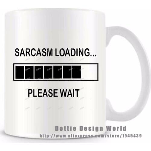 DIY 2020 new coffee tea milk cup Sarcasm loading wait funny novelty travel mug Custom morphing Personalized Christmas gifts 11oz