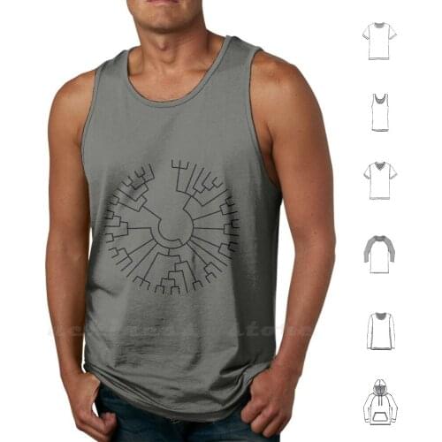 Phylogenetic Tree Tank Tops Vest Sleeveless Evolution Biology Animal Plant Bacteria Science Chemistry Physics