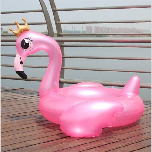 Hot Sale Crown Swimming Ring Inflatable Pool Floating Adult Children Pink Toy Waterbed Party Accessories