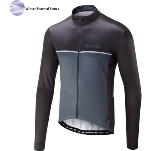 2021 Winter Fleece Morvelo Classic cycling jersey for men Road bike cycling wear Maillot Ciclismo SL MX DH long sleeve jersey