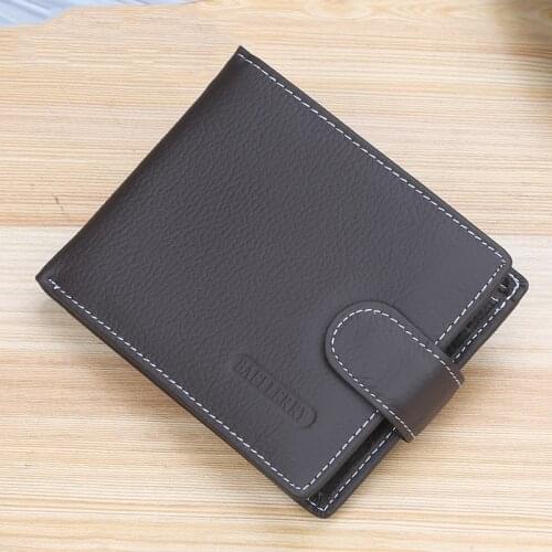 Men Wallet Genuine Leather Mens Slim Cartera Hombre Billeteras Para Coin Purses Portafoglio Uomo Monederos Tarjetero Carteira