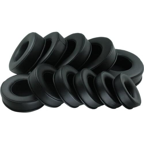 Soft Thicken Slow rebound PU Round Ear Pads Universal Size Earpads for 70/75/80/85/90/95/100/105/110/115/120mm Headphones Model