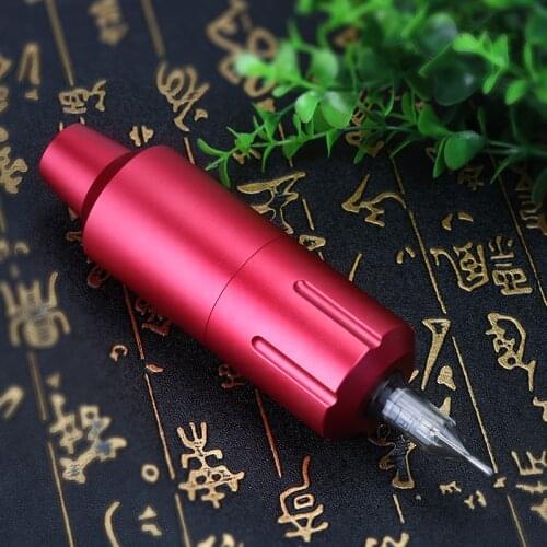 New Short Tattoo Pen Rotary Cartridge Tattoo Machine High Quality Strong Quiet Motor with RCA Clip Cord