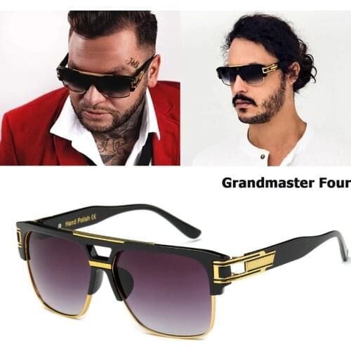 JackJad New Fashion Brand Design Grandmaster Four Sunglasses Men Vintage Retro Hip Hop Style Sun Glasses Oculos De Sol Masculino