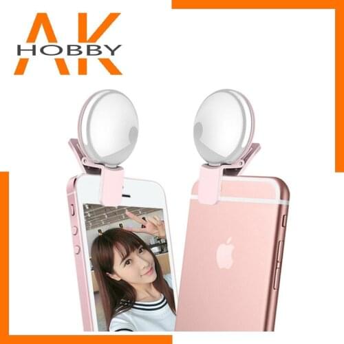 RK17 USB Charge LED Selfie Ring-light Selfie Light Ins Star photo Beauty Tools phone Lighting Selfie Enhancing Fill Light