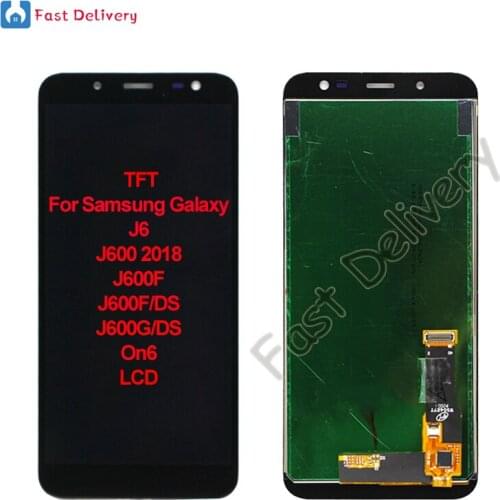 TFT For Samsung Galaxy J6 On6 J600 2018 J600F J600F/DS J600G/DS LCD Display Touch Screen Digitizer Assembly Replacement Parts