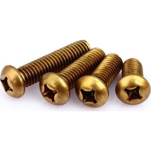 M6 M8 Phillips Screws Round head Bolts Brass Pan head Machine Screw