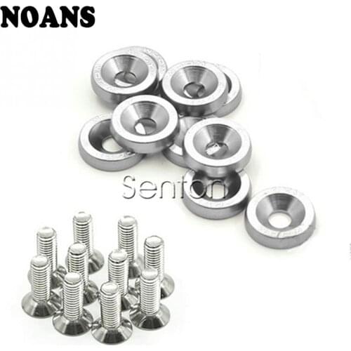 NOANS 10pcs Car Screw Bonnet Gaskets For Volkswagen VW Polo 4 5 7 6 Passat B6 B5 Citroen c4 c5 c3 Kia rio ceed 2017 Accessories