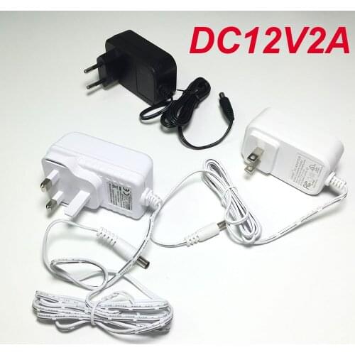 DC 2.1x5.5mm 12V 2A Power Supply Adapter Charger LED Strip CCTV Camera / HD DVR DC Supply System