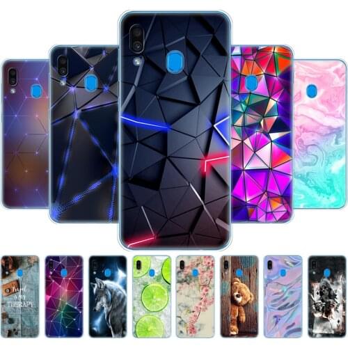 Case For Samsung Galaxy M20 Phone Case Samsung M20 Cover for Samsung Galaxy M20 M 20 SM-M205F back Case silicon Soft TPU cute