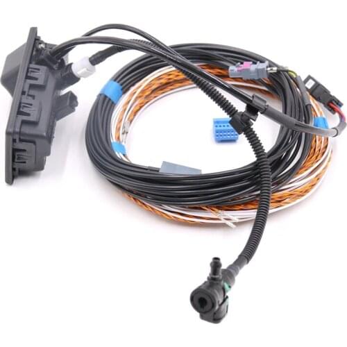 For MQB Tiguan MK2 new touran 5T 5NA827566D 5NA 827 566 D Rear View Camera Trunk handle Water spray Guidance Line WASH