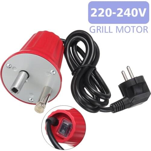 Electric BBQ Grill Rotating Motor Barbecue Rotisserie Rotator Engine Roast Bracket Holder Outdoor Camping Picnic Barbecue Tool