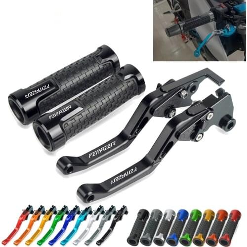 FZ1 FAZER Adjustable Hand Brake Handle Clutch Levers Motorcycle Thruster Grip For YAMAHA FZ1FAZER 2001 2002 2003 2004 2005