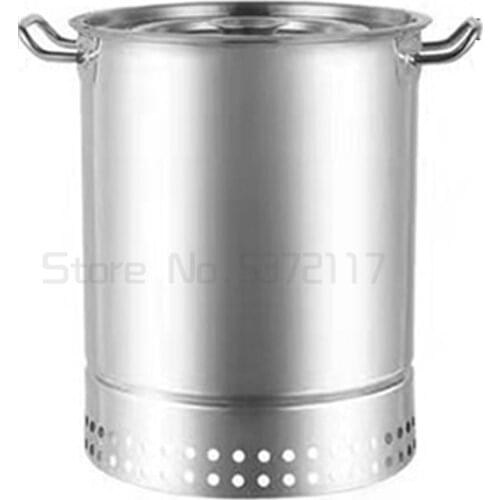 Invention smokeless barbecue home charcoal indoor oven outdoor stainless steel barbecue 5 people hanging furnace