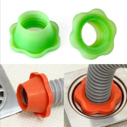 Drain Odor-proof Circle Silicone Seal Ring Washer Pipe Sewer Connector Plug Tank Sewer Drain Pest Control Colander