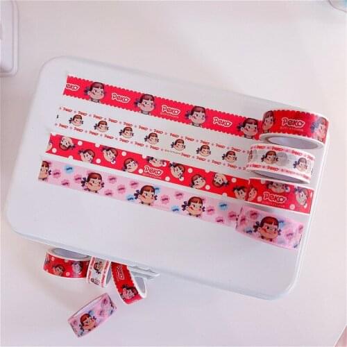 2PCS/lot Japanese Washi Tape Set DIY Decoration Scrapbooking Planner Paper Wide Adhesive Masking Tape Label Sticker Stationery