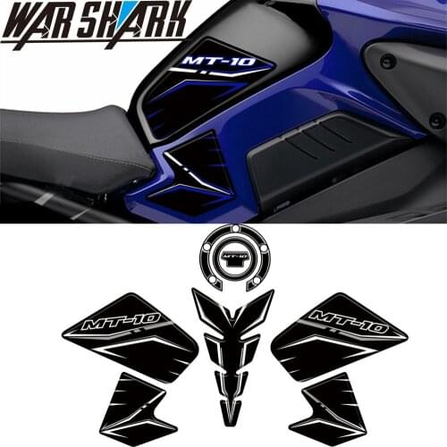 For YAMAHA MT10 MT-10 MT 10 2016-2019 Motorcycle Side Stickers Fuel Tank Sticker Scratch Protection Stickers Fishbone Sticking