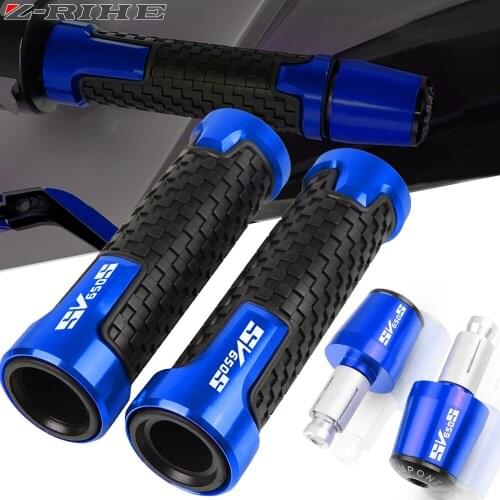 For Suzuki SV650S SV650 SV 650S 650 1999-2019 Motorcycle Accessories 7/8" 22mm Handle Bar End Grips Handlebar Ends Cover Plug