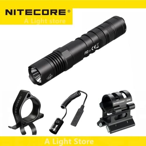 Original NITECORE P10 V2 flashlight CREE XP-L2 V6 LED STROBE READY™ Ultra Compact Tactical Torch 1100 Lumens self defense
