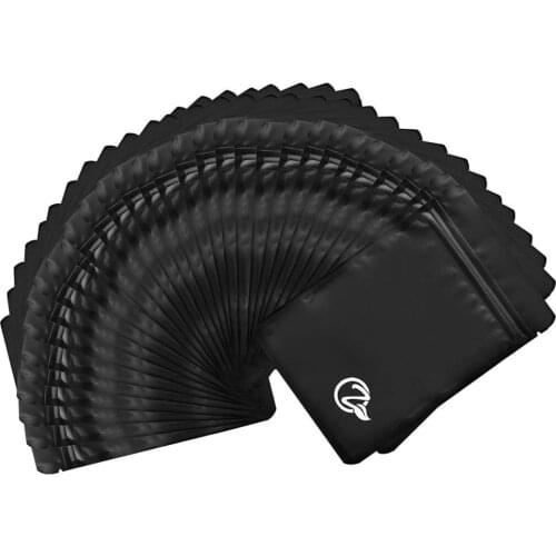 OZCHIN 100 Pack Smell Proof Bags Mylar Bags Resealable Bags for Food Self Sealing Storage 4x6 inch