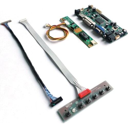 For B121EW01 B121EW02 B121EW05 12.1" 1280*800 VGA+DVI LCD panel 1CCFL LVDS 20Pins M.NT68676 screen controller board DIY kit