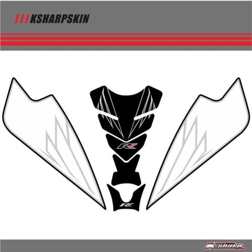 Front Fairing Motor Number Board 3D Gel Protector for HONDA CBR1000RR 06-07