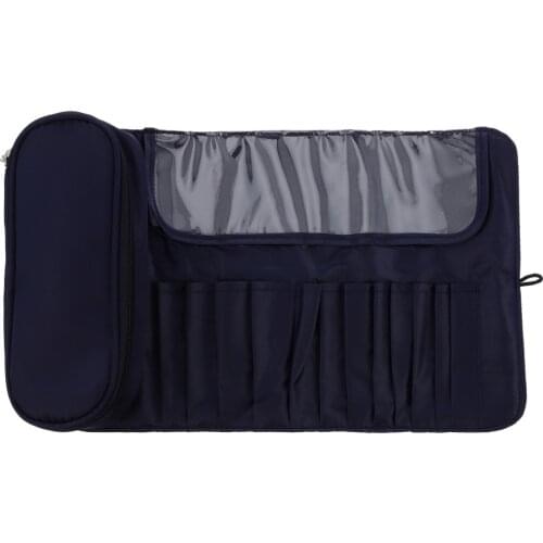 Portable Makeup Brush Case Pouch Holder Toiletry Cosmetic Bag for Travel