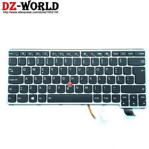 Portuguese Silver Backlit Keyboard for Lenovo Thinkpad Yoga 460 P40 Yoga S3 Yoga 14 Portugal Backlight Teclado 01AV139 01AV102