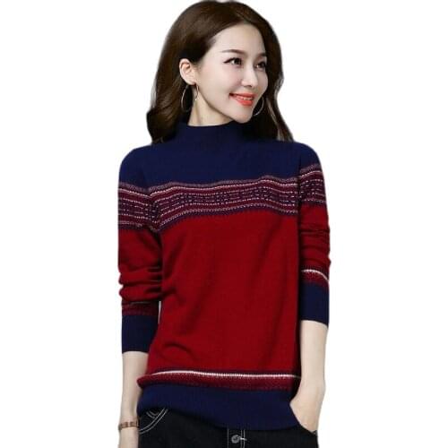 2021New Women Pullover Sweater Autumn Winter Warm Jumper Ladies Long Sleeve Knitted Sweater Female knit short Sweater Top A933