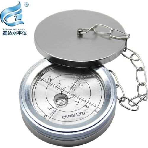 Construction machinery level bubble drilling machine level with protective cover level