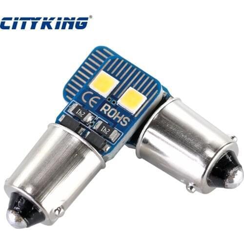 Ba9s T4W LED Bulb 3030 SMD Super Bright Canbus Error Free Car Parking Lights Source Auto Interior Reading Dome Lamps Bay9s Bax9s