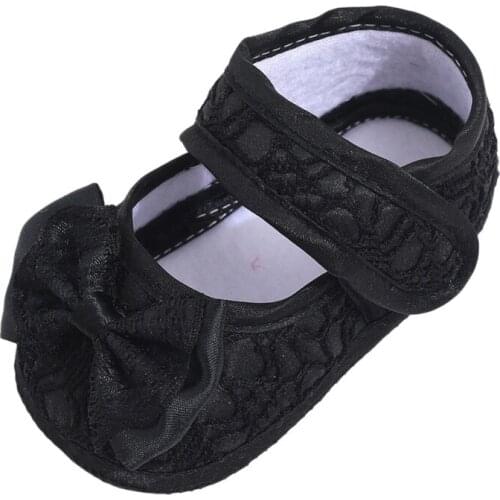 Ins Baby Girl Shoes Soft Soled and Comfortable Walking Shoes Bottom Non-slip Fashion Bow Shoes Footwear Crib Shoes Prewalker