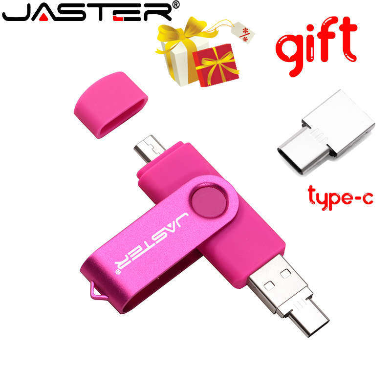 JASTER USB flash drive OTG high Speed drive 64 GB 32 GB 16 GB 8 GB 4GB external storage double Application Micro USB Stick