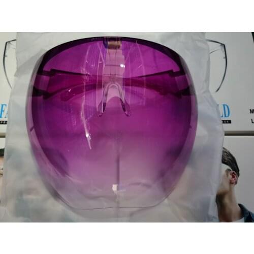 In Stock! 1Pcs Full Face Shield Unisex Oversize Shield Visor Sunglasses Plastic Sun Glasses for Men and Women Fast Sending Out