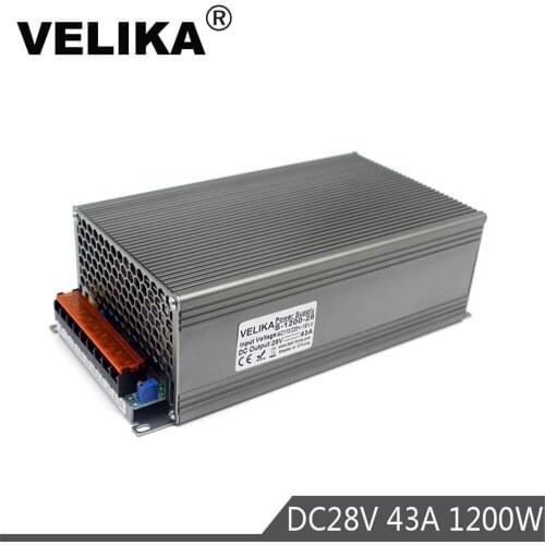 High watt Single output Power Supply Switch dc28V 43A 1200W Driver Transformers 110V 220V AC-DC SMPS for LED Strip Light CNC