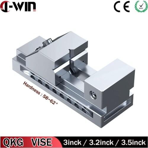 High Precision 3'' 3.2" 3.5" Toolmaker Screwless Vise Grinding Ground Steel Precision Milling Bench Vice
