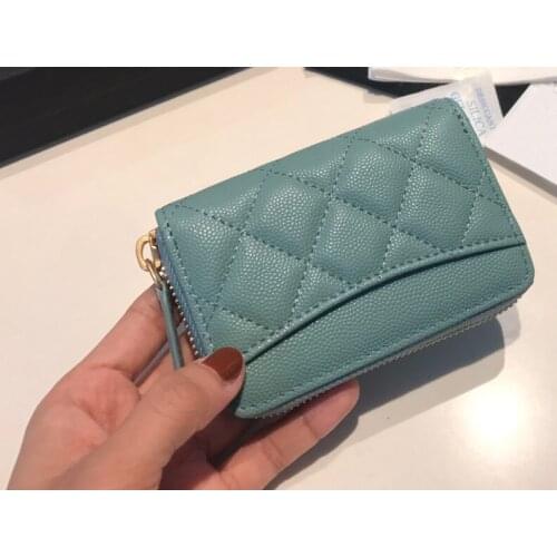 F04274 Fashion Genuine Leather Women Bag Luxury ladies card pack coin purse