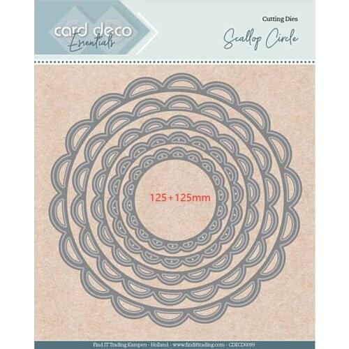 Scallop circle Metal cutting dies and stamp cut die mold card Scrapbook paper craft knife mould blade punch stencils