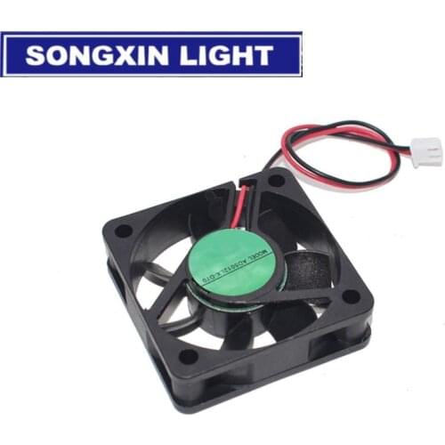 1PCS 5010 DC 12V 3D printer turbine Fan 5010 3d printer part fan 50mm (50*50*10mm) 2Pin Brushless Cooling Fan 12v Fan duct