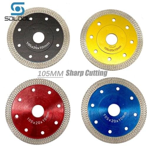 105MM Turbo Diamond Saw Blade Porcelain Cutting Disc for Angle Grinder Tile Ceramic Marble Granite Cutting