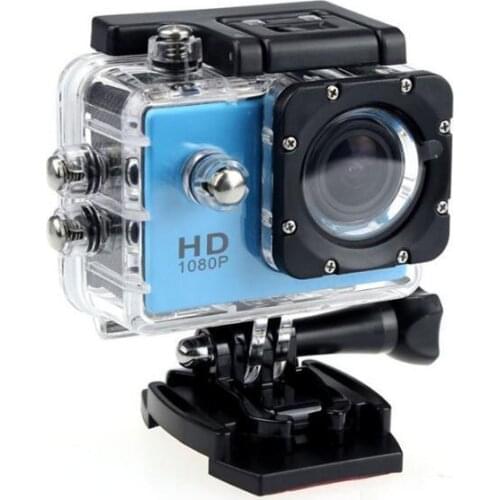 2019 new hot 1080P Full HD Action Digital Sport Camera 2 Inch Screen Under Waterproof 30M DV Recording Mini Sking Bicycle Photo