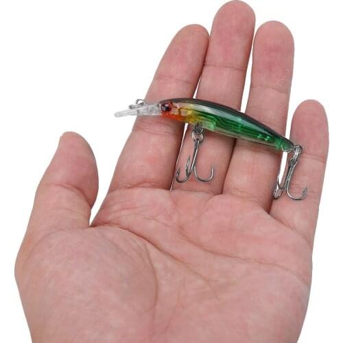 4 Pcs 3.8g 7cm Sinking Minnow Lures Professional Fishing Bait Casting Hard Lures Fishing Tackle Pesca Fishing Accessory