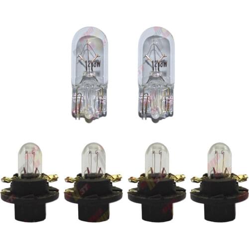 6PCS X FOR Mercedes-Benz W208 W210 E- Class E320 E430 55 FOR AMG instrument cluster light bulbs