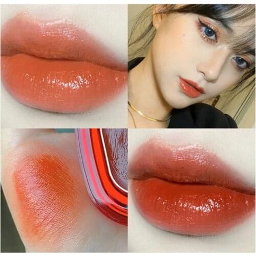6Colors Mini Shiny Lip Gloss Crystal Jelly Color Sexy Moisturizing Long Lasting Pigment Lip Tint Liquid Lipstick Cream TSLM1