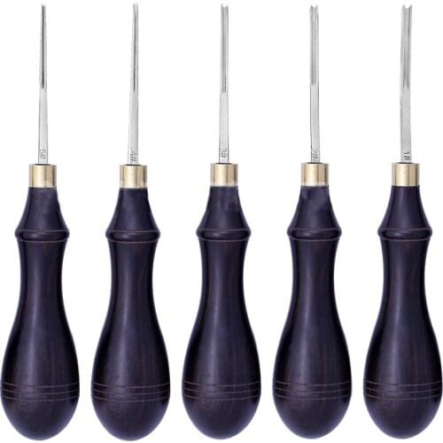 Leather Edge Beveler Edge Skiving Polishing Tool Belt Makers High Carbon Steel Leathercraft DIY Tools 0.6/0.7/1.3/1.8/2.25mm