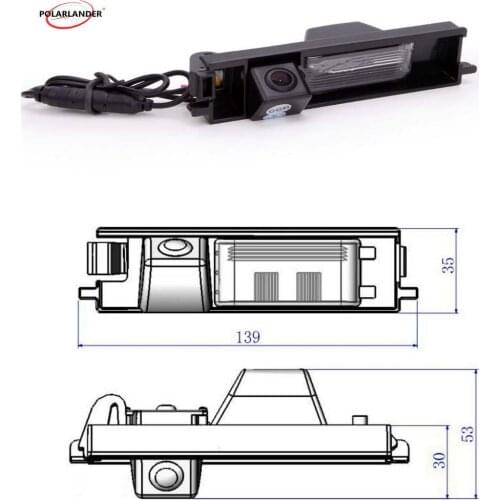 For T/oyota RAV4 Chery Tiggo RELY X5 Chery A3 HD CCD night vision reverse rearview car camera car parking camera