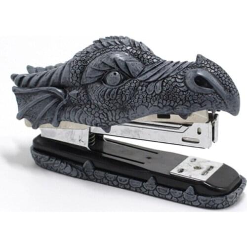 Creative Stapler Practical Office Stationery Home Crafts Desktop Resin Decoration Animal Styling DU55