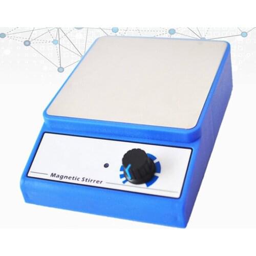Laboratory Magnetic Stirrer Stainless Steel Panel Magnetic Stirring Apparatus Portable Mixer Physics Experiment Equipment